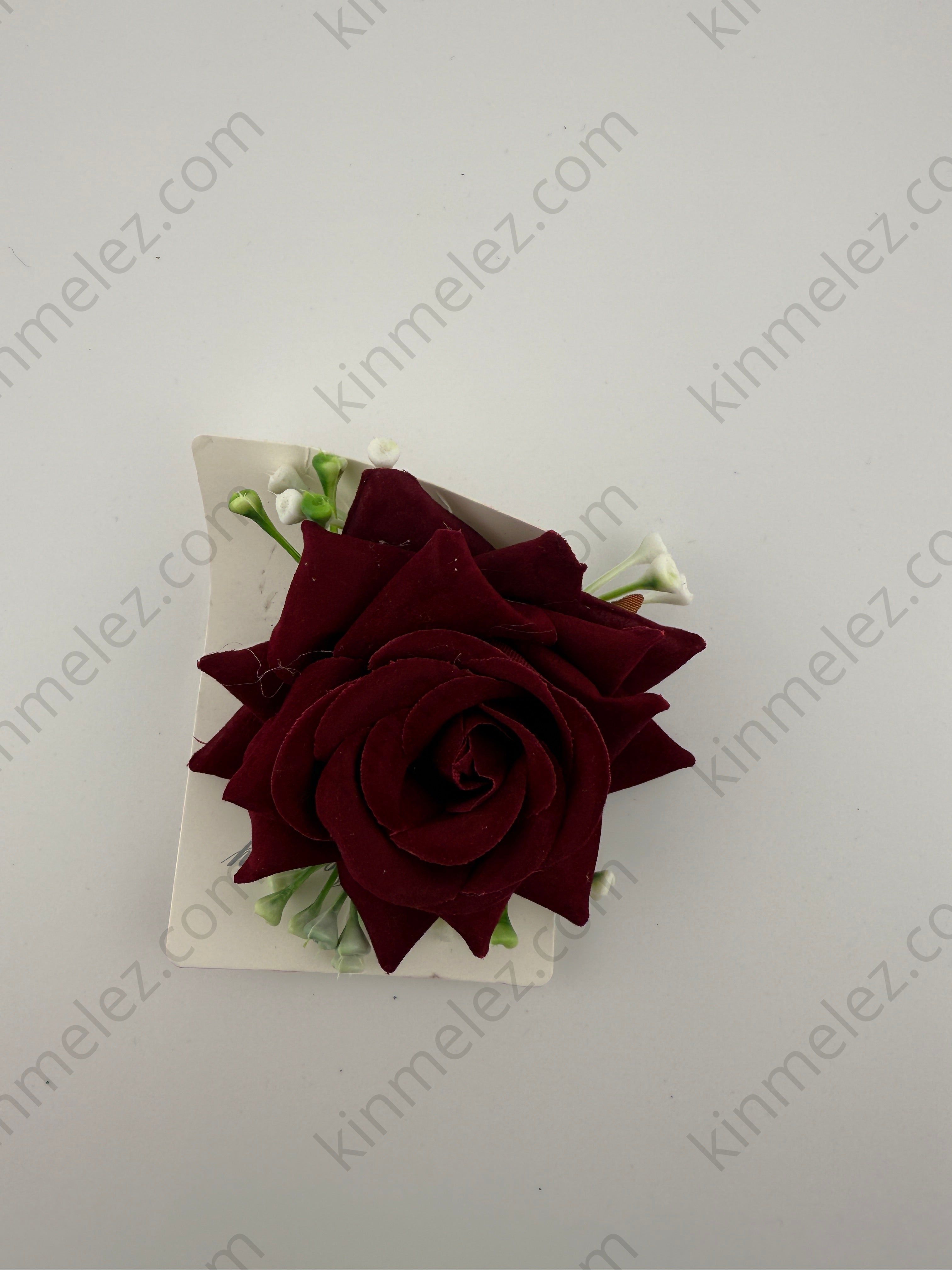 Rose flower hair clip - Kinmel EZ